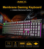 Teclado Mecânico Gamer RGB USB 104 Teclas