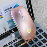 Mouse Sem Fio RGB Gamer 1600 DPI USB Optical Mouse