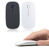 Mouse sem fio Mouse de computador 1600 DPI USB Optical Receptor 2.4G Super Slim Mouse Para PC Laptop