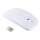 Mouse sem fio Mouse de computador 1600 DPI USB Optical Receptor 2.4G Super Slim Mouse Para PC Laptop