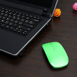 Mouse sem fio Mouse de computador 1600 DPI USB Optical Receptor 2.4G Super Slim Mouse Para PC Laptop