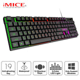 Teclado Mecânico Gamer RGB USB 104 Teclas